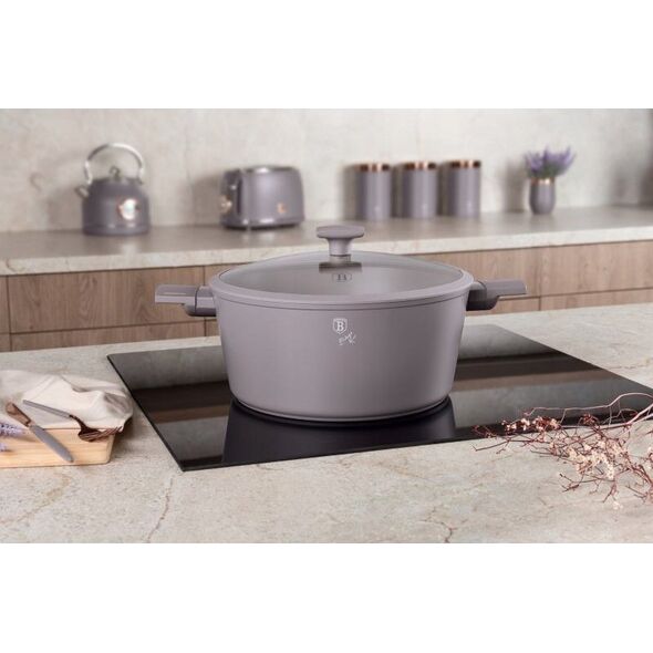 Berlinger Haus GARNEK TYTANOWY Z POKRYWĄ 30cm BERLINGER HAUS BH-8103 TAUPE 14121652 5999108469480
