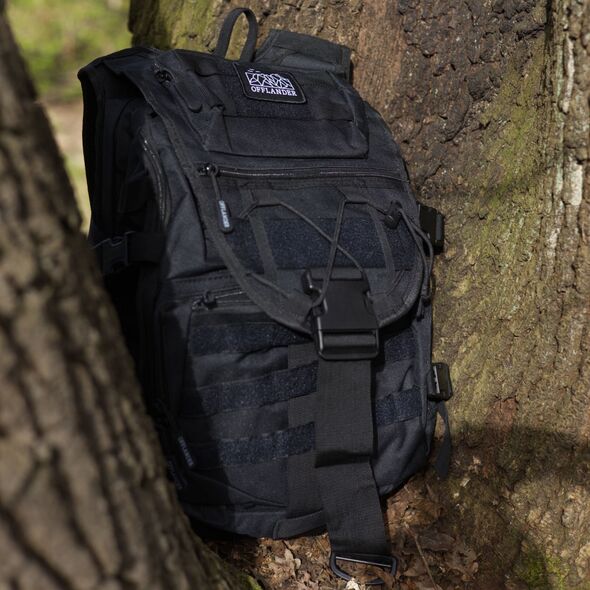 Plecak turystyczny Offlander Plecak turystyczny Survival Hiker 25 l czarny Offlander 14126138 5903733009133