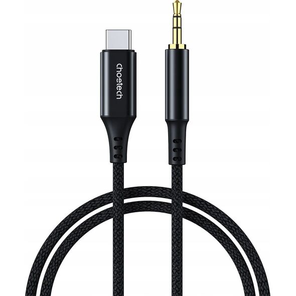 Choetech Kabel Choetech AUX006 USB-C / mini jack 3.5mm 1 m - czarny 14127403 6932112103093