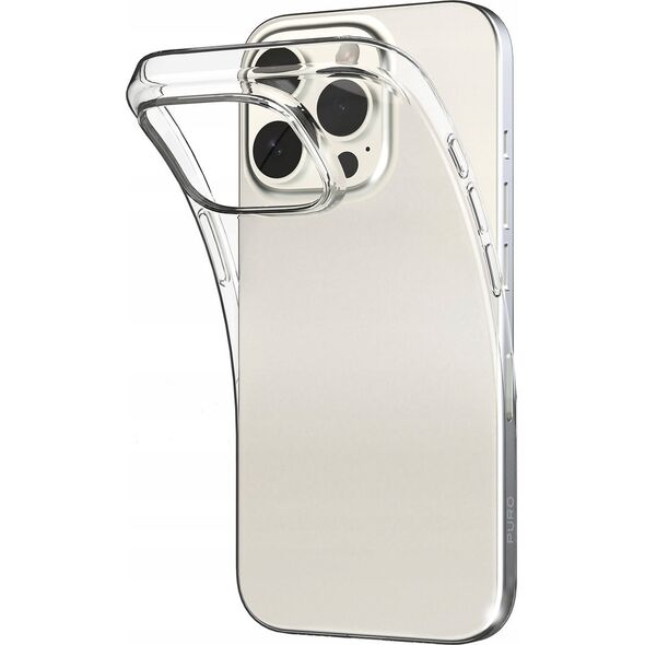 Puro Etui silikonowe Puro 03 Nude do iPhone 16 Pro - przezroczyste 14127432 8018417484957