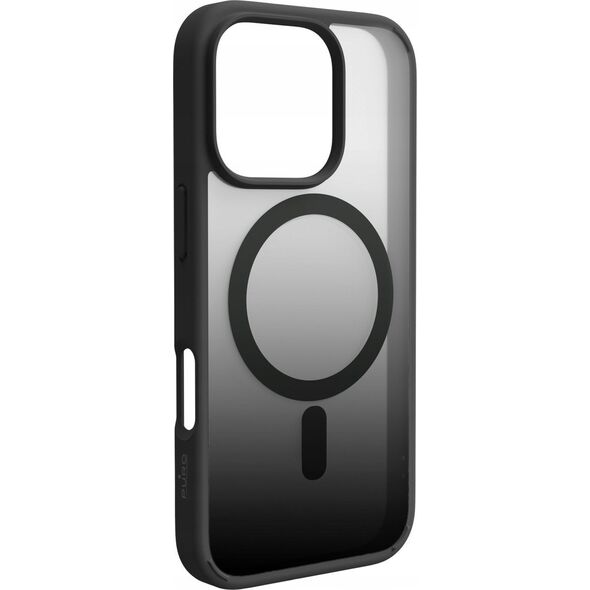 Puro Etui silikonowe Puro Gradient MagSafe do iPhone 16 Pro Max - czarne 14127452 8018417485329