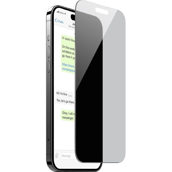 Puro Szkło hartowane Puro Privacy Tempered Glass do iPhone 16 Plus / iPhone 15 Plus 14127486 8018417490095