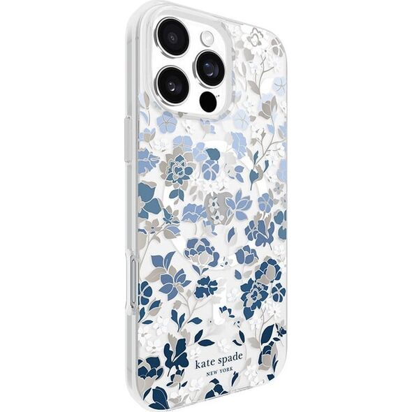 Kate Spade New York Kate Spade New York Protective Gems MagSafe - Etui iPhone 16 Pro Max (Flowerbed Blue) 14127950 840171740837