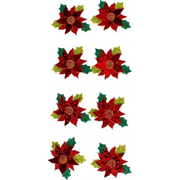 Craft with Fun OZDOBA BN NAKLEJKI 3D GWIAZDA BETL 8SZT CF12/288 14128012 5908275174325