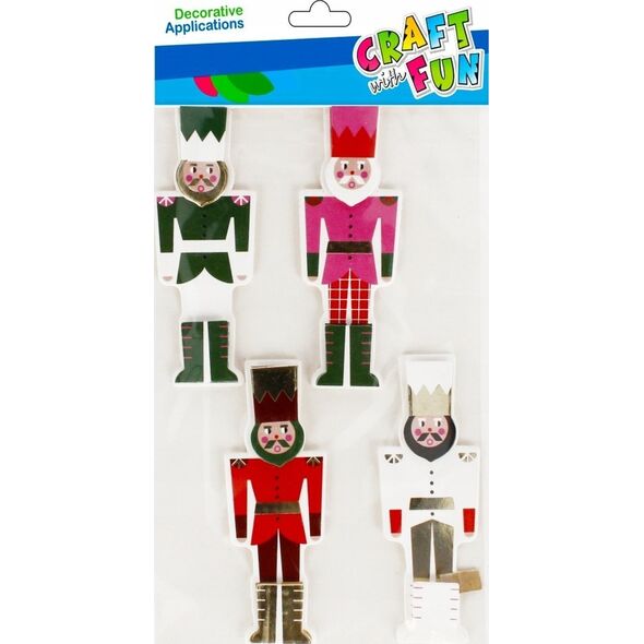 Craft with Fun OZDOBA BN NAKLEJKI 3D DZIADEK 4SZT CF 12/288 14128017 5904335883176