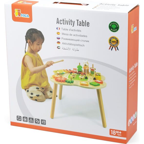 Viga Viga 44657 Stolik edukacyjny - Podróż 14129801 6971608446573