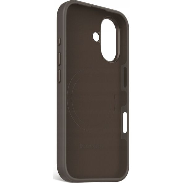 Decoded Decoded AntiMicrobial Silicone Backcover - silikonowa obudowa ochronna do iPhone 16 kompatybilna z MagSafe (phantom) 14133911 8721145000824