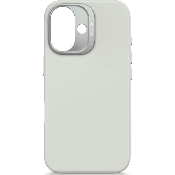 Decoded Decoded AntiMicrobial Silicone Backcover - silikonowa obudowa ochronna do iPhone 16 kompatybilna z MagSafe (stone gray) 14133927 8721145000862