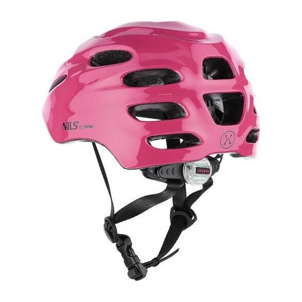 Nils Extreme Kask na rower rolki hulajnogę zielony Nils Extreme mtw01 LED rozmiar XXS (42-48 cm) 14135579 5907695554618
