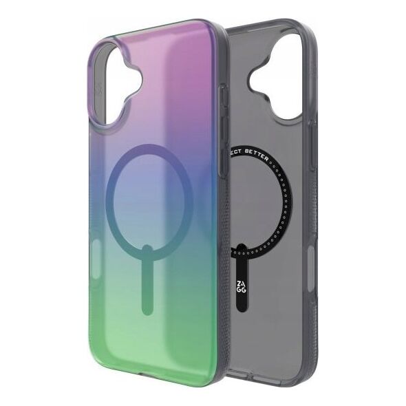 Zagg International ZAGG Milan Snap - obudowa ochronna do iPhone 16 Plus kompatybilna z MagSafe (raven feather) 14137796 840390319517