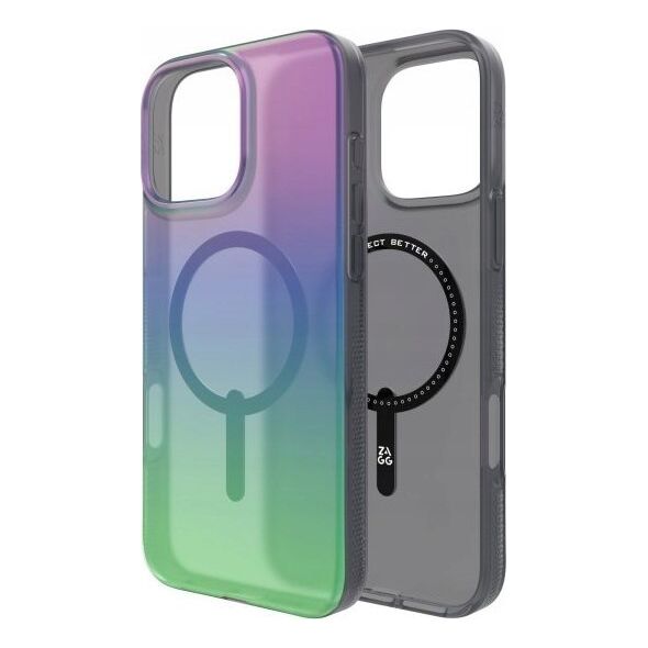 Zagg International ZAGG Milan Snap - obudowa ochronna do iPhone 16 Pro Max kompatybilna z MagSafe (raven feather) 14137800 840390319531
