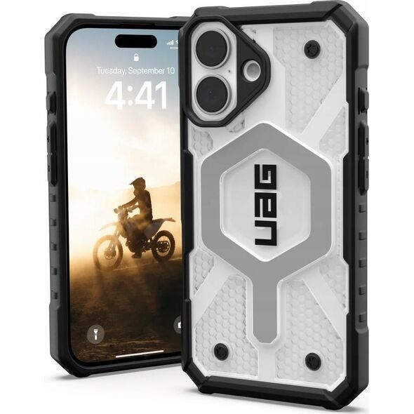 UAG UAG Pathfinder Clear Magsafe - obudowa ochronna do iPhone 16 kompatybilna z MagSafe ice - Gwarancja bezpieczeństwa. Proste raty. Bezpłatna wysyłka od 170 zł. 14138257 840283914775