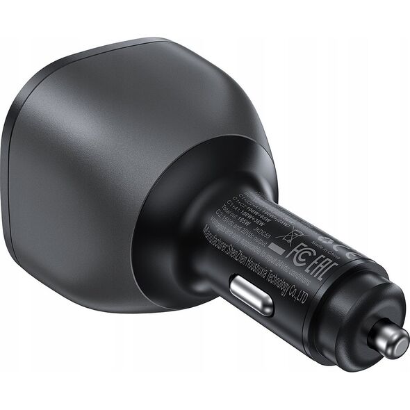 Ładowarka Acefast Ładowarka Acefast B14 samochodowa 165W 2x USB-C 1x USB-A - czarna 14141358 6974316282938