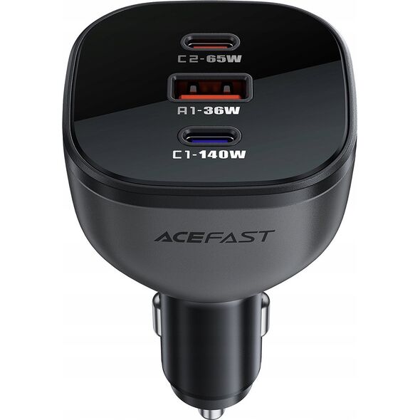 Ładowarka Acefast Ładowarka Acefast B14 samochodowa 165W 2x USB-C 1x USB-A - czarna 14141358 6974316282938