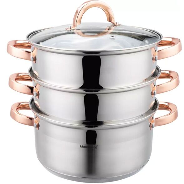 Klausberg GARNEK NA PARĘ KLAUSBERG 4 ELEM. 22cm KB-7732 ROSE GOLD 14141424 5908287277328