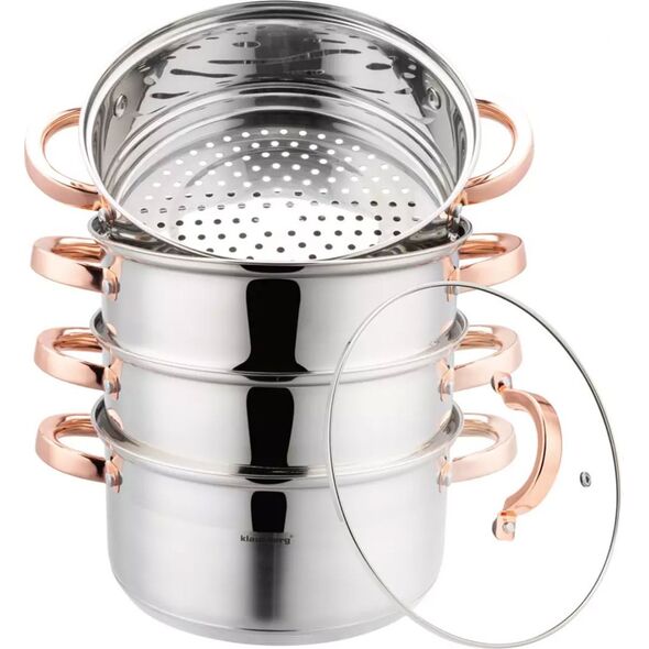 Klausberg GARNEK NA PARĘ KLAUSBERG 5 ELEM. 22cm KB-7733 ROSE GOLD 14141426 5908287277335