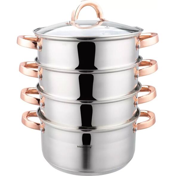 Klausberg GARNEK NA PARĘ KLAUSBERG 5 ELEM. 22cm KB-7733 ROSE GOLD 14141426 5908287277335