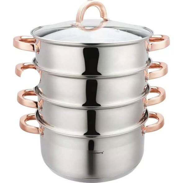 Klausberg GARNEK NA PARĘ KLAUSBERG 5 ELEM. 24cm KB-7736 ROSE GOLD 14141427 5908287277366