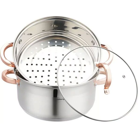 Klausberg GARNEK NA PARĘ KLAUSBERG 3 ELEM. 24cm KB-7734 ROSE GOLD 14141432 5908287277342
