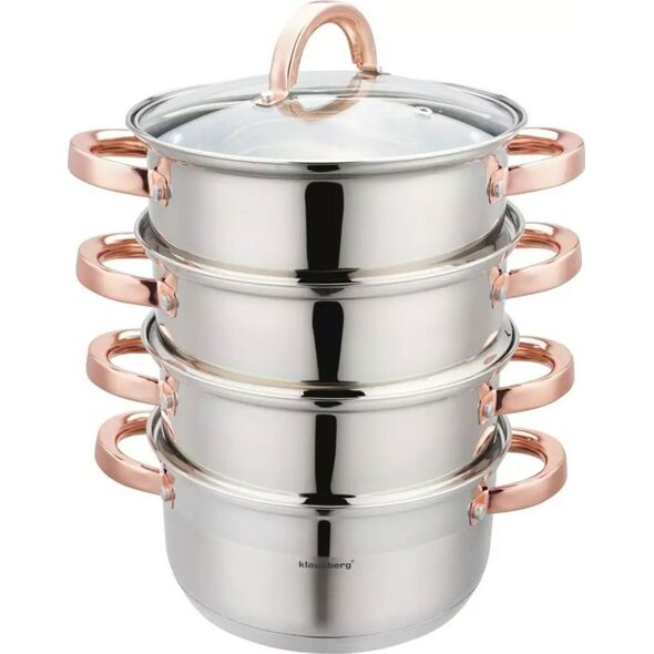 Klausberg GARNEK NA PARĘ KLAUSBERG 5 ELEM. 20cm KB-7730 ROSE GOLD 14141497 5908287277304