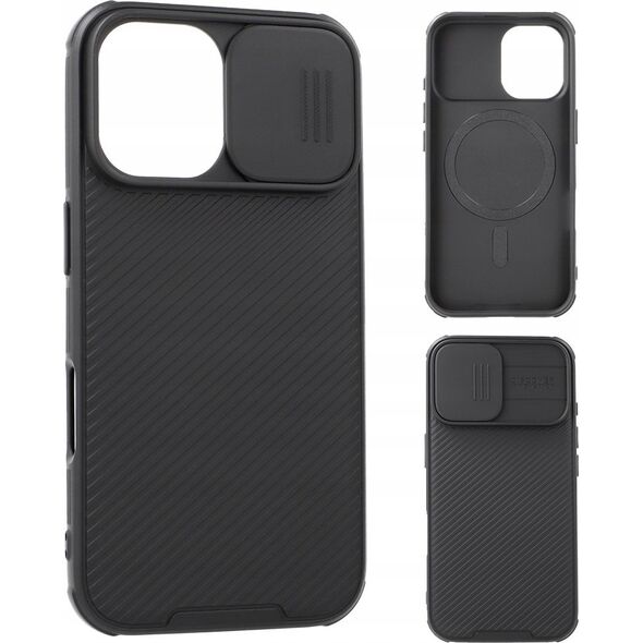 Nillkin Etui Nillkin CamShield Pro Magnetic Case na iPhone 16 - czarne 14145287 6902048286801