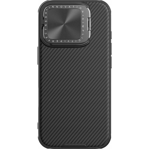Nillkin Etui Nillkin CamShield Prop Case na iPhone 16 Pro z osłoną na aparat i podstawką - czarne 14145297 6902048282063