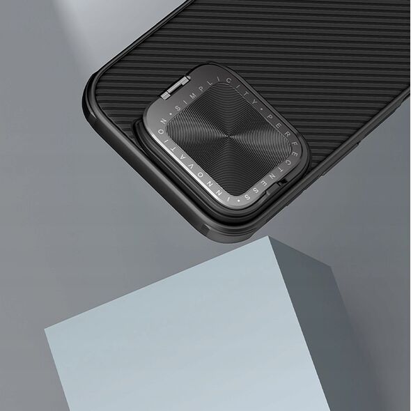 Nillkin Etui Nillkin CamShield Prop Case na iPhone 16 Pro z osłoną na aparat i podstawką - czarne 14145297 6902048282063