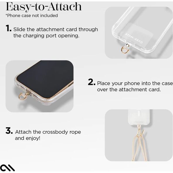 Case-Mate Case-Mate Phone Crossbody Rope - Pasek na ramię do telefonu (Beige) 14146493 840171736229