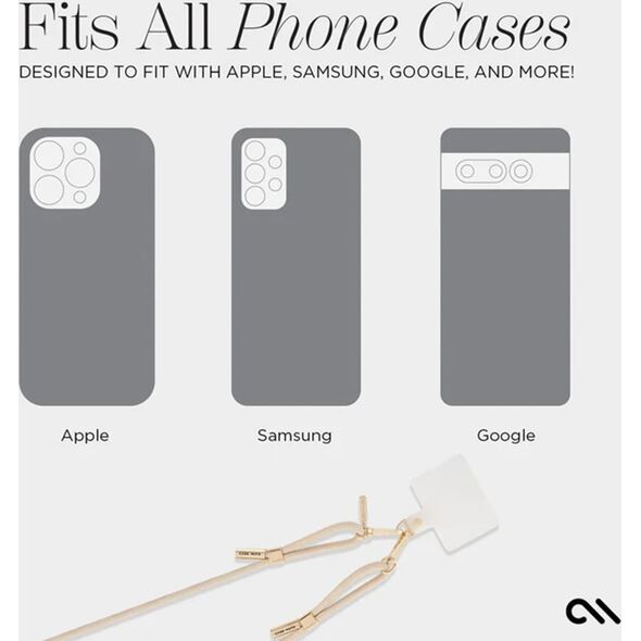 Case-Mate Case-Mate Phone Crossbody Rope - Pasek na ramię do telefonu (Beige) 14146493 840171736229