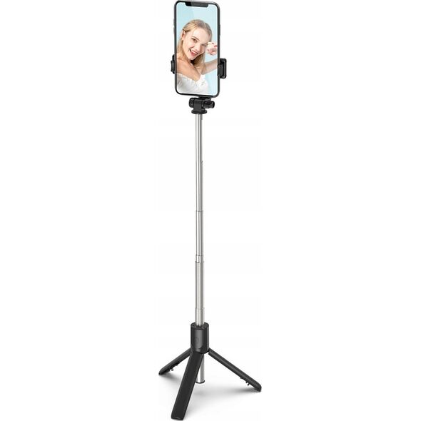 Selfie stick Hurtel Selfie stick WRY1S teleskopowy tripod 0.7m na telefon - czarny 14146928 5907769360565