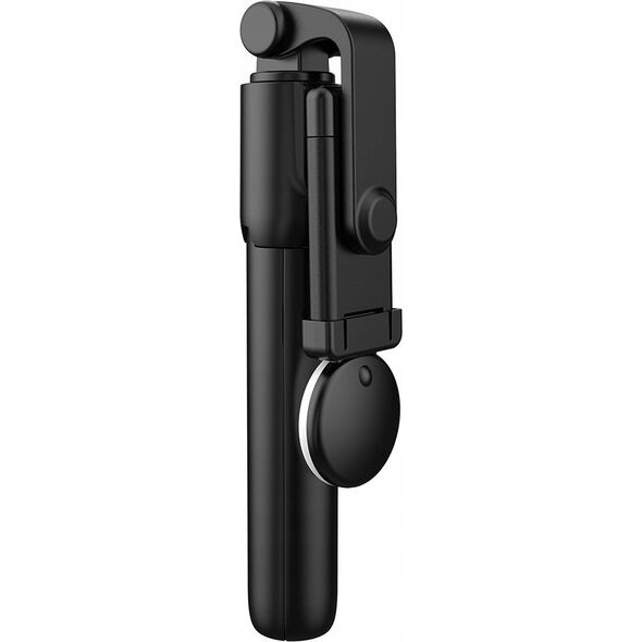 Selfie stick Hurtel Selfie stick WR1YXS teleskopowy tripod 0.71m z okrągłą lampą - czarny 14146930 5907769360572