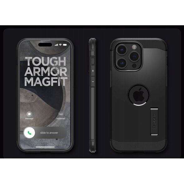 Spigen Spigen Tough Armor MAG iPhone 16 Pro 6.3" MagSafe czarny/black ACS08146 14147401 8809971230582
