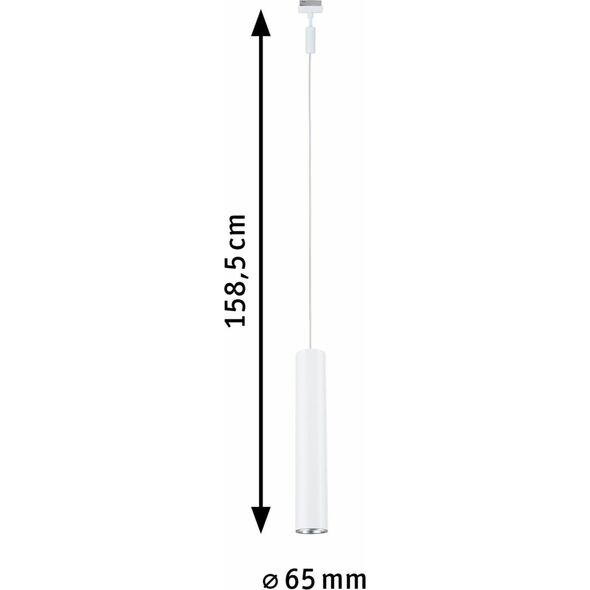 Paulmann Oprawa zwieszana URail CATALEJO GU10 max.10W biały RAL9003 / metal 14148885 4000870948880