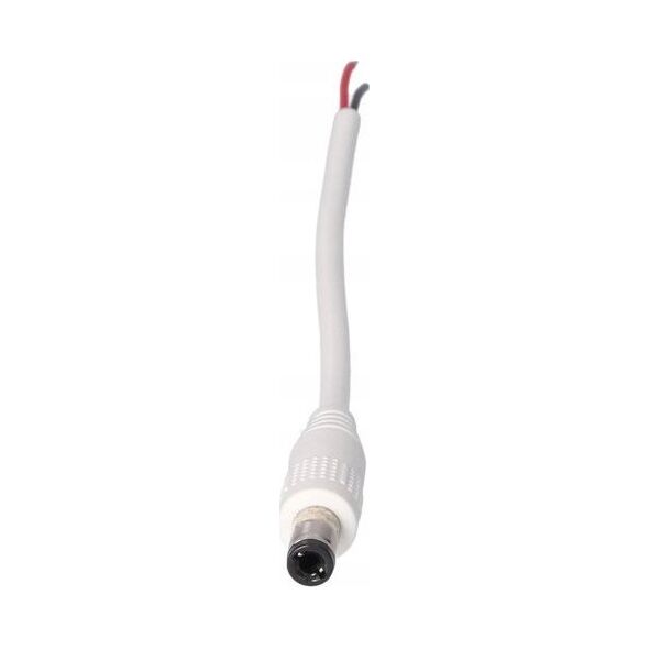 Prescot Prescot wtyk dc 5.5x2.1 z przewodem 15cm wt-dc-5.5/2.1+15 14148907 5901885264677