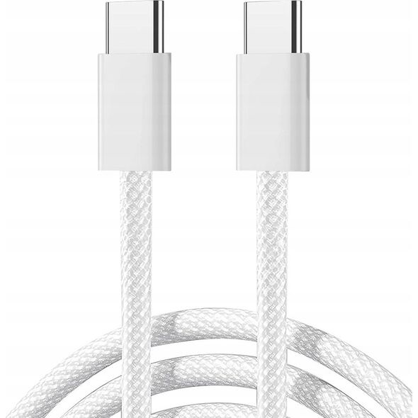 Kabel USB Joyroom Kabel Joyroom S-A45 Ben Series USB-C / USB-C 60W 1m biały 14148985 6941237141262