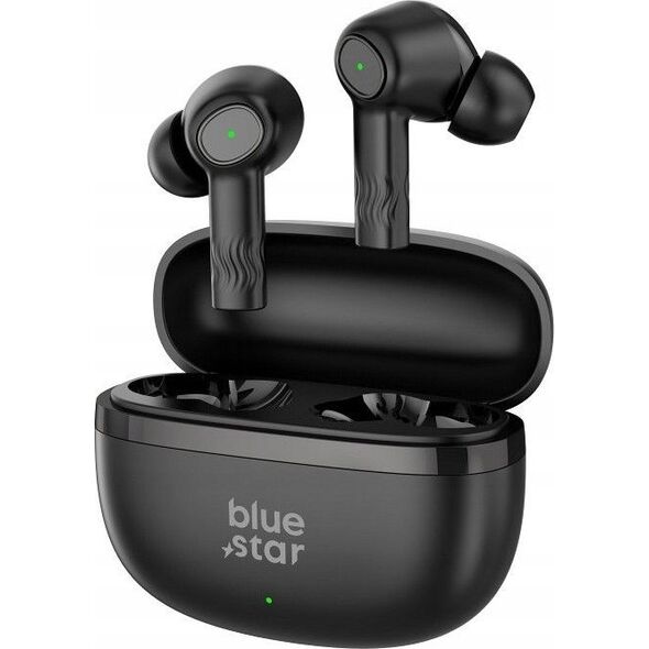 Słuchawki Blue Star Blue Star słuchawki bezprzewodowe stereo TWS AC20E z funcją ANC i ENC czarne 14150589 5903396303845