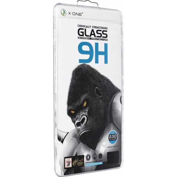 X-One Szkło hartowane X-ONE Full Cover Extra Strong Crystal Clear - do iPhone 16 Pro Max (full glue) czarny 14150618 5903396319105
