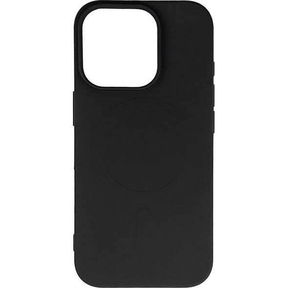 Hurtel Etui Liquid Silicone Case MagSafe na iPhone 16 Pro - czarne 14150661 5907769363313