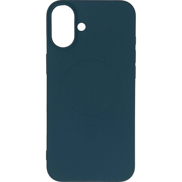 Hurtel Etui Liquid Silicone Case MagSafe na iPhone 16 Plus - ciemnoniebieskie 14150664 5907769363368