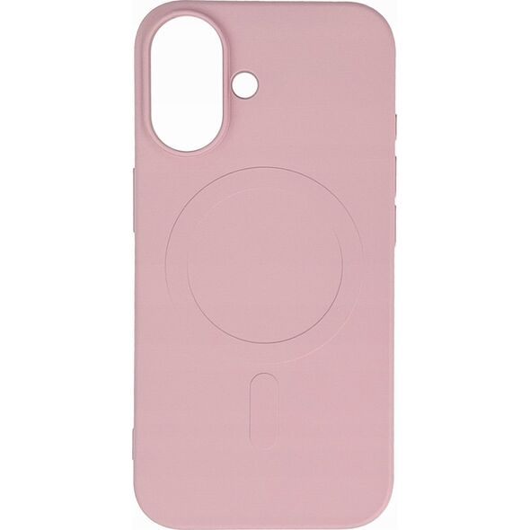 Hurtel Etui Liquid Silicone Case MagSafe na iPhone 16 - jasnoróżowe 14150665 5907769363382