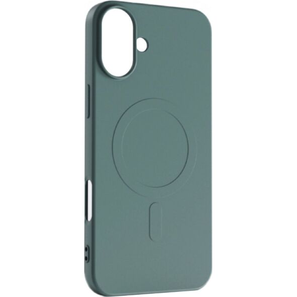Hurtel Etui Liquid Silicone Case MagSafe na iPhone 16 Pro - ciemnozielone 14150666 5907769363436
