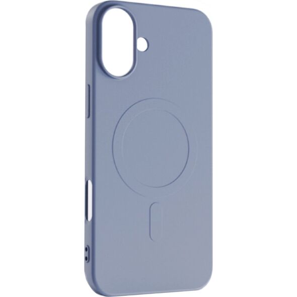 Hurtel Etui Liquid Silicone Case MagSafe na iPhone 16 - jasnoszare 14150671 5907769363573