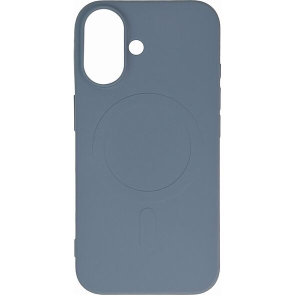 Hurtel Etui Liquid Silicone Case MagSafe na iPhone 16 - jasnoszare 14150671 5907769363573