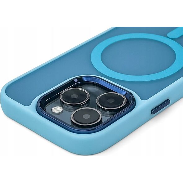 Hurtel Etui Magnetic Collection MagSafe na iPhone 16 - jasnoniebieskie 14150676 5907769363641