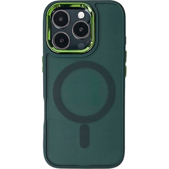 Hurtel Etui Magnetic Collection MagSafe na iPhone 16 Pro - ciemnozielone 14150684 5907769363733