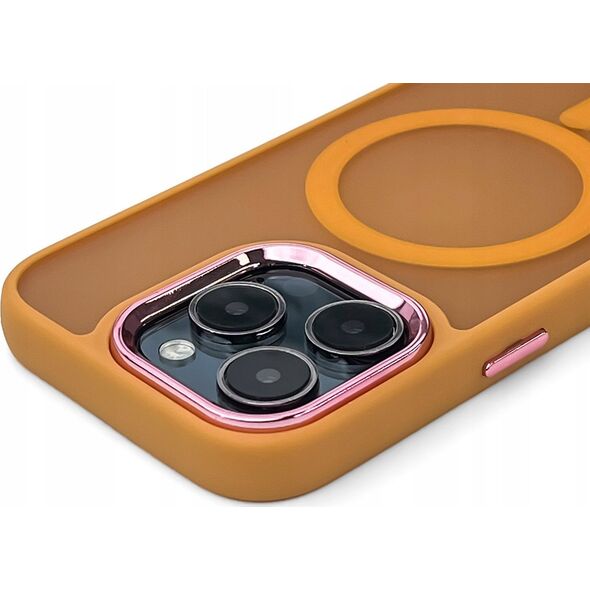 Hurtel Etui Magnetic Collection MagSafe na iPhone 16 - pomarańczowe 14150686 5907769363788
