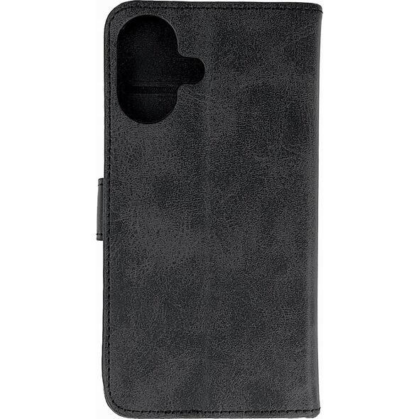 Hurtel Etui Leather Book Case na iPhone 16 - czarne 14150704 5907769364075