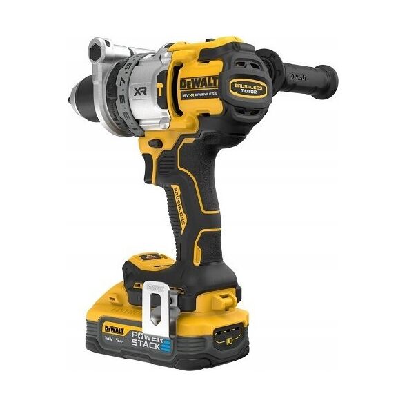 Wiertarko-wkrętarka Dewalt DEWALT WKRĘTARKA UD.18V DCD1007H2T 169Nm 2x5,0Ah POWERSTACK TSTAK 14151739 5035048806821