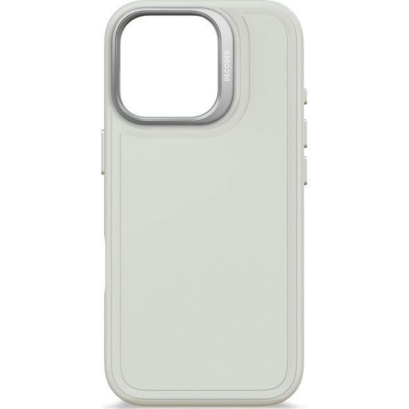 Decoded Decoded AntiMicrobial Silicone Stacks Backcover - silikonowa obudowa ochronna do iPhone 16 Pro kompatybilna z MagSafe (stone gray) 14156987 8721145001531