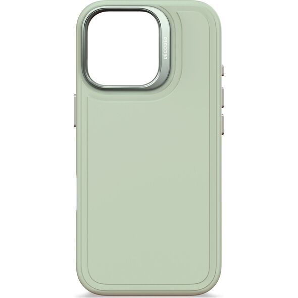 Decoded Decoded AntiMicrobial Silicone Stacks Backcover - silikonowa obudowa ochronna do iPhone 16 Pro kompatybilna z MagSafe (mist green) 14156989 8721145001562